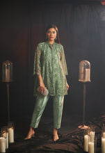 Load image into Gallery viewer, Seraphic Sequins Floral Fragrant Tunic Set - Pistachio