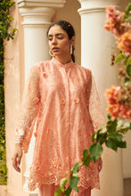 Load image into Gallery viewer, Sahanna Scalloped Tunic Co-ordinated with Pleated Pants - Peach