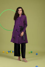 Load image into Gallery viewer, Hazel High Neck Tunic Set - Purple