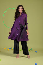 Load image into Gallery viewer, Hazel High Neck Tunic Set - Purple