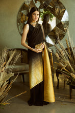 Load image into Gallery viewer, Idylic Adorned Gown Saree With Umbrous Palla - Champagne