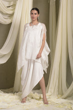 Load image into Gallery viewer, Pristine Ivory Slip Easy Cape With Dress - Ivory