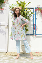 Load image into Gallery viewer, Laylon Lillies Floral Tunic Set - Powder Blue