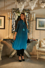 Load image into Gallery viewer, Ombre Tacy Tassle Tunic Set - Teal