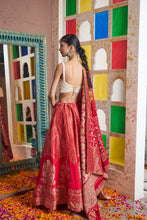 Load image into Gallery viewer, Banarasi Begum Ghaghra And Chunni - Royal Red