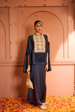 Load image into Gallery viewer, Kiri Patch Work Kurta With Flared Pant - Blue