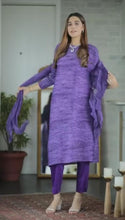 Load image into Gallery viewer, House of Misu in our Klassy Kiara Tunic Set Co-ordinated with Scarf