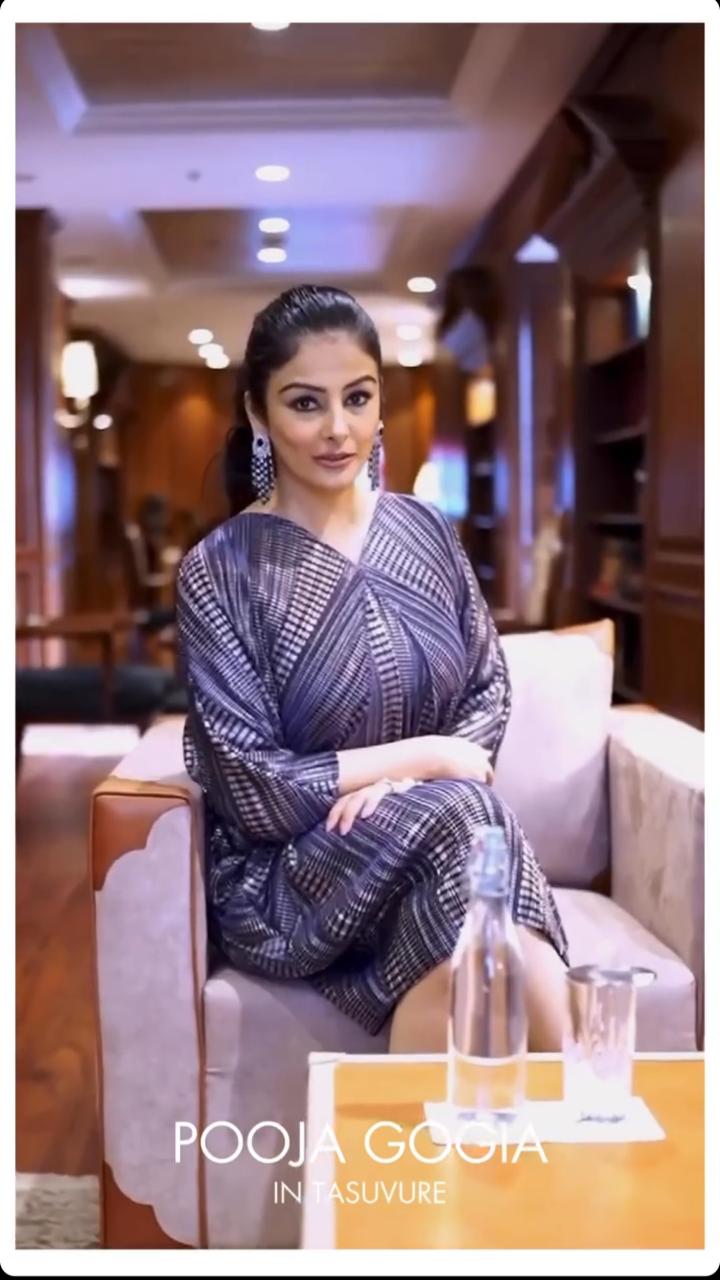 Pooja Gogia in our Paris Charm - Blue