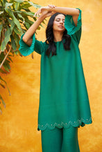 Load image into Gallery viewer, Shawn Studded Tunic Set - Dark Green