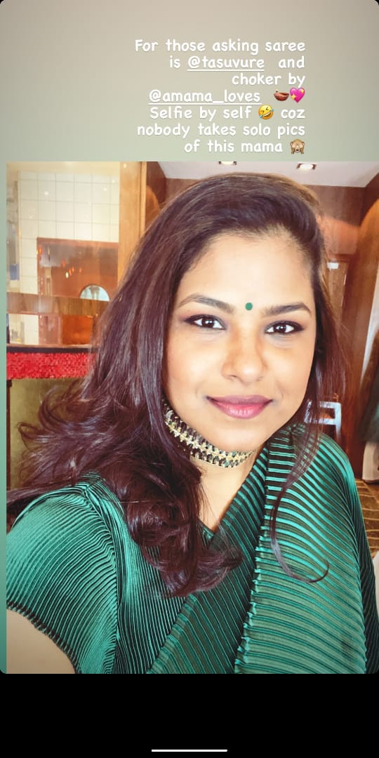 Classy Pleated Gown Saree - Emerald Green