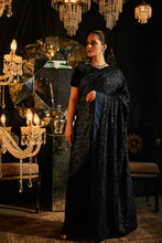 Load image into Gallery viewer, Bedazzling Sequence Classy Gown Saree with Belt - Midnight Blue